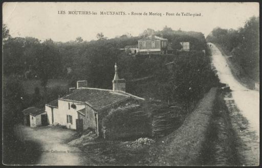 La route de Moricq : entrée du bourg (vue 2), pont de Taille-Pied (vue 3) / Dugleux phot. (vue 2).